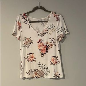 Maurices floral S tshirt
